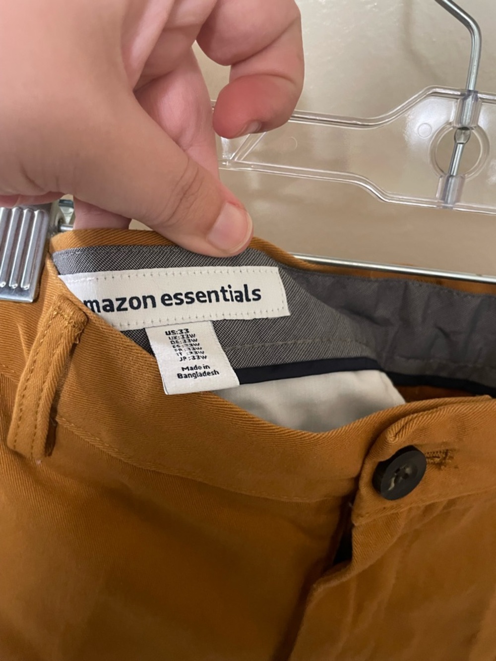 ✨NWT Men’s Amazon Essentials Shorts Size 33 - Picture 5 of 7